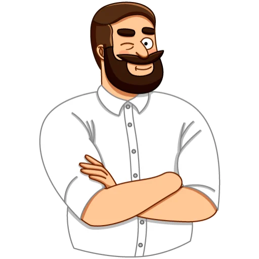 😉 Стикер «Такси Батя» для Telegram