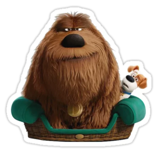 😉 Стикер «Тайная Жизнь Домашних Животных» для Telegram