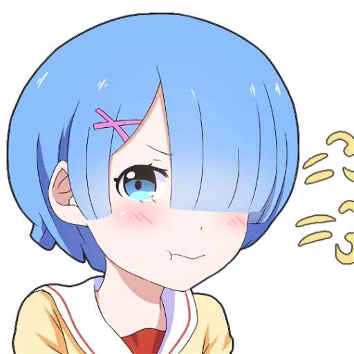 😠 Стикер «Team Rem» для Telegram