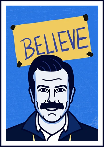 😀 Стикер «Тед Лассо» для Telegram