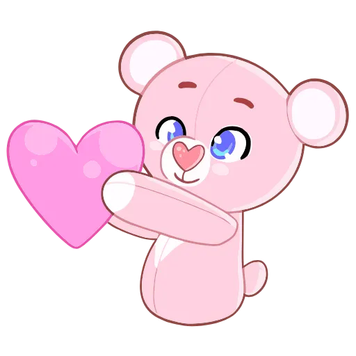 ❤️ Эмодзи «Мишка Теодор» для Telegram