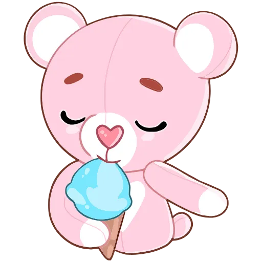 🍦 Эмодзи «Мишка Теодор» для Telegram