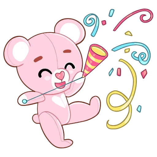 🥳 Эмодзи «Мишка Теодор» для Telegram