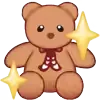 💫 Эмодзи «🤩 Миленькие эмоджи с мишками» для Telegram