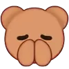 🫢 Эмодзи «🤩 Миленькие эмоджи с мишками» для Telegram