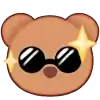 😎 Эмодзи «🤩 Миленькие эмоджи с мишками» для Telegram