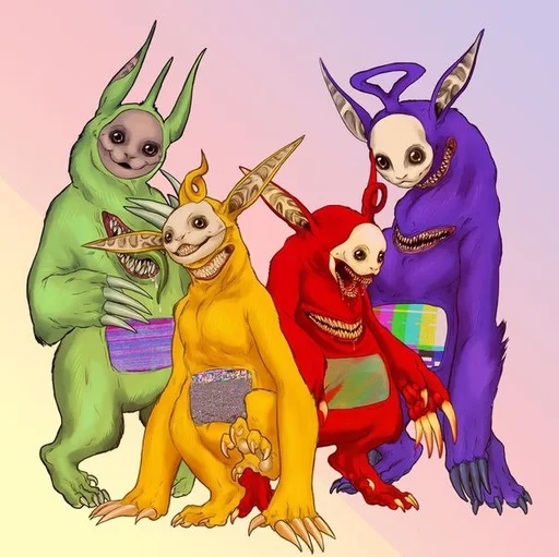 😈 Стикер «Teletubbies» для Telegram