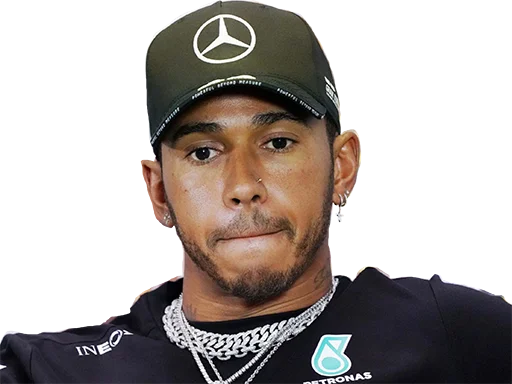 😐 Стикер «Lewis Hamilton Stickerpack» для Telegram