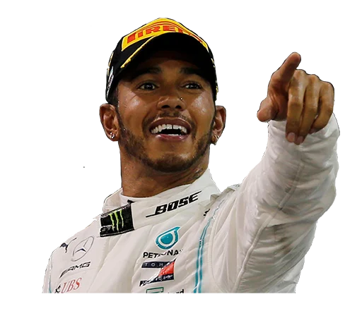 👆 Стикер «Lewis Hamilton Stickerpack» для Telegram