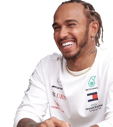 🤣 Стикер «Lewis Hamilton Stickerpack» для Telegram