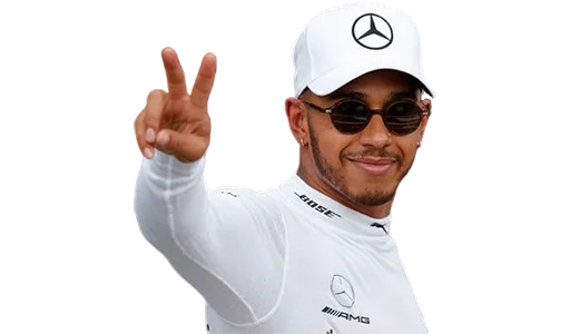 ✌ Стикер «Lewis Hamilton Stickerpack» для Telegram