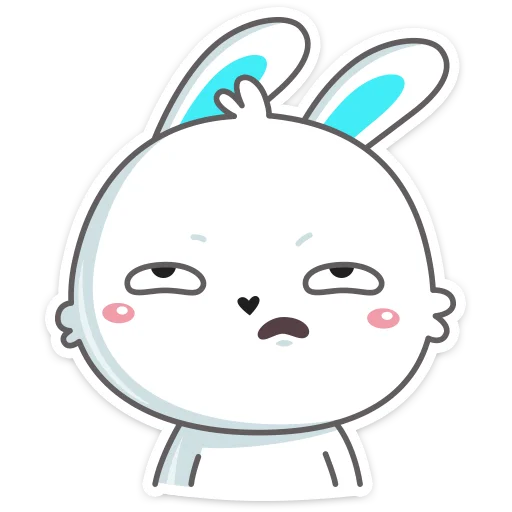 😒 Стикер «Кролик Олег» для Telegram