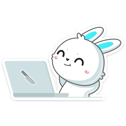 ☺️ Стикер «Кролик Олег» для Telegram