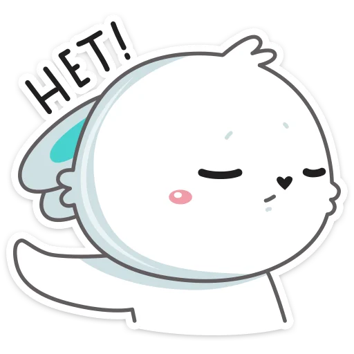 🙅‍♂️ Стикер «Кролик Олег» для Telegram