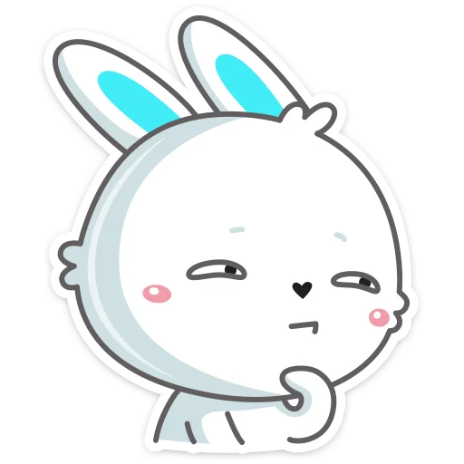 🤔 Стикер «Кролик Олег» для Telegram
