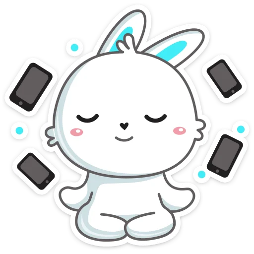 Стикерпак Кролик Олег для Telegram — скачать