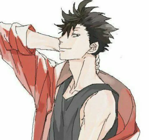 🥵 Стикер «Kuroo tetsuro (Haikyuu!!)» для Telegram