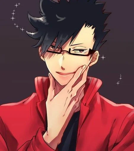 🥵 Стикер «Kuroo tetsuro (Haikyuu!!)» для Telegram