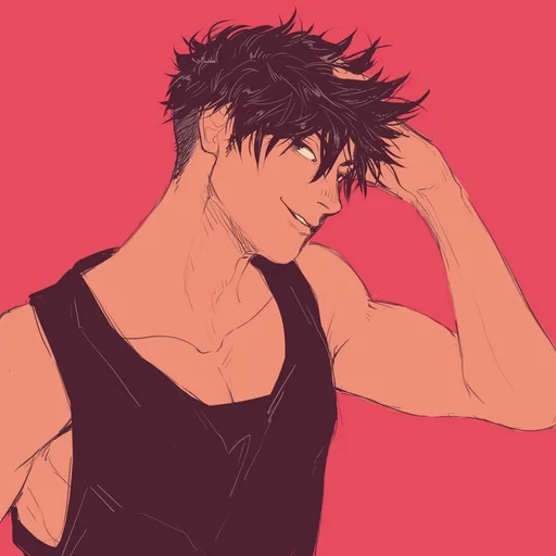 🥵 Стикер «Kuroo tetsuro (Haikyuu!!)» для Telegram