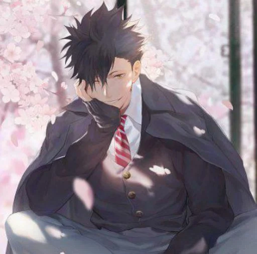 🥵 Стикер «Kuroo tetsuro (Haikyuu!!)» для Telegram