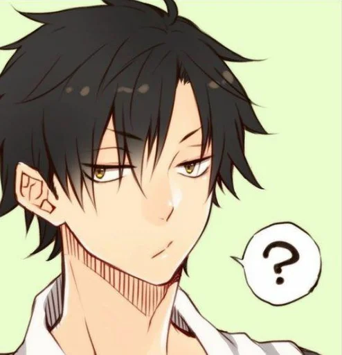 🥵 Стикер «Kuroo tetsuro (Haikyuu!!)» для Telegram