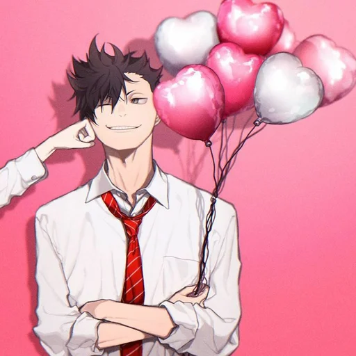 🥵 Стикер «Kuroo tetsuro (Haikyuu!!)» для Telegram