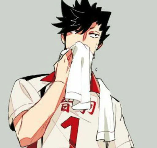 🥵 Стикер «Kuroo tetsuro (Haikyuu!!)» для Telegram