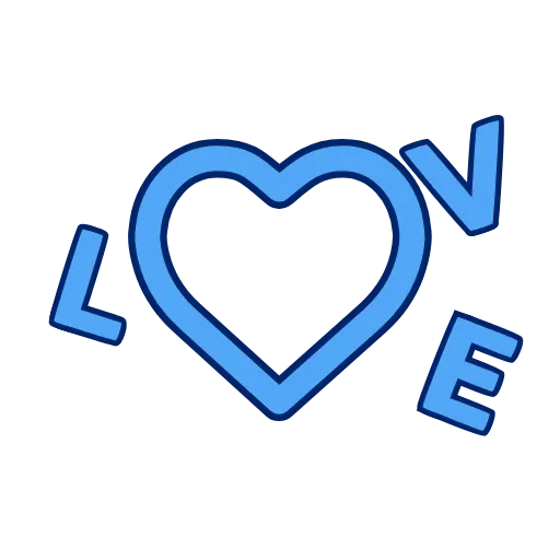 ❤️ Стикер «Text» для Telegram