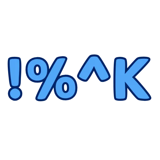 🤬 Стикер «Text» для Telegram