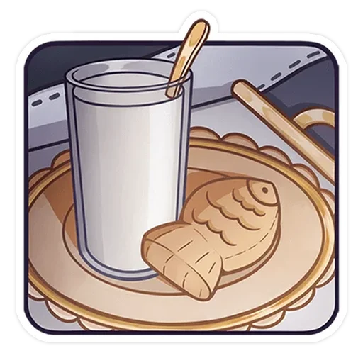 🥛 Стикер «акла х» для Telegram