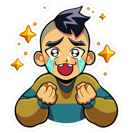 🤩 Стикер «Бяша без надписей» для Telegram