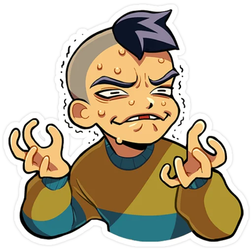 😠 Стикер «Бяша без надписей» для Telegram