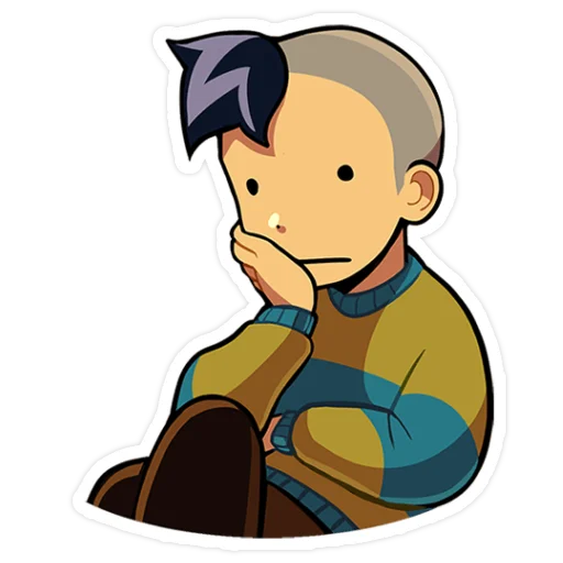 😶 Стикер «Бяша без надписей» для Telegram