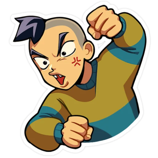 😠 Стикер «Бяша без надписей» для Telegram