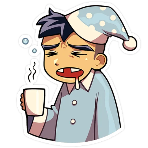 ☕ Стикер «Бяша без надписей» для Telegram