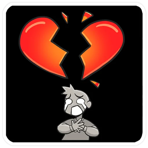 💔 Стикер «Бяша без надписей» для Telegram