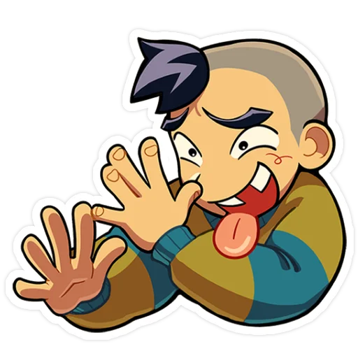 😝 Стикер «Бяша без надписей» для Telegram