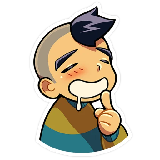 🥴 Стикер «Бяша без надписей» для Telegram