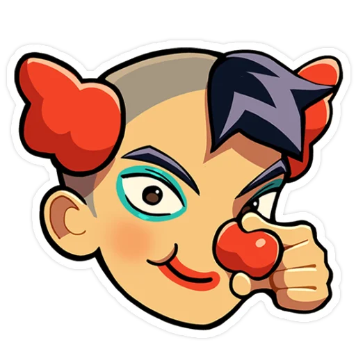 🤡 Стикер «Бяша без надписей» для Telegram