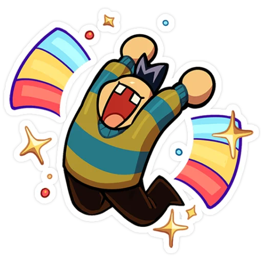 🎉 Стикер «Бяша без надписей» для Telegram