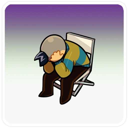 😔 Стикер «Бяша без надписей» для Telegram