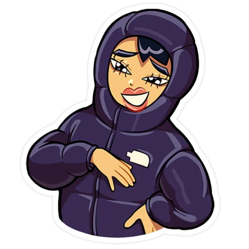 👧 Стикер «Бяша без надписей» для Telegram