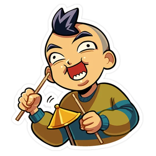 🥁 Стикер «Бяша без надписей» для Telegram