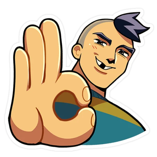 👌 Стикер «Бяша без надписей» для Telegram