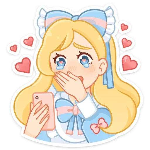 🥹 Стикер «Долли без надписей» для Telegram