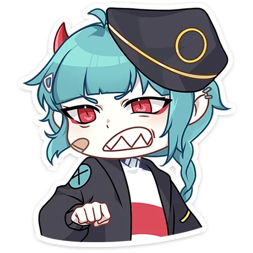 😡 Стикер «Kou Коу» для Telegram