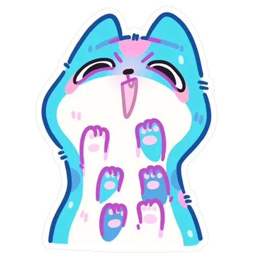 🐾 Стикер «Куси без надписей» для Telegram