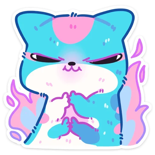 😈 Стикер «Куси без надписей» для Telegram