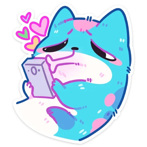 ❤ Стикер «Куси без надписей» для Telegram