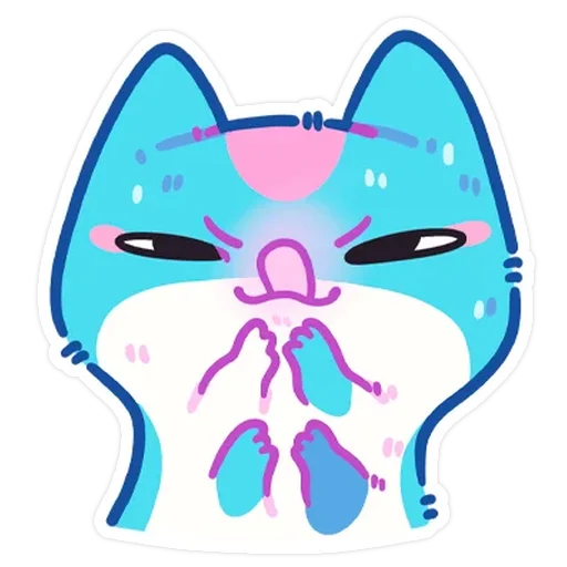 😛 Стикер «Куси без надписей» для Telegram